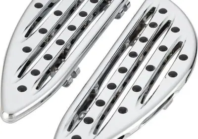 Pedane Ness Deep Cut guidatore cromate Per Softail Arlen Ness - Annuncio 8555413