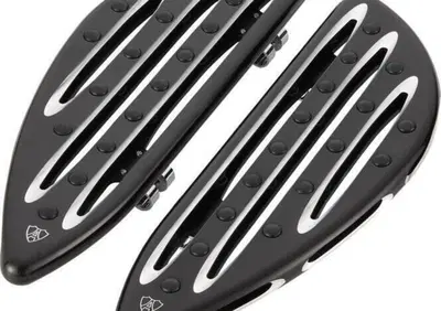 Pedane Ness Deep Cut guidatore nere Per Softail FL Arlen Ness - Annuncio 8555414