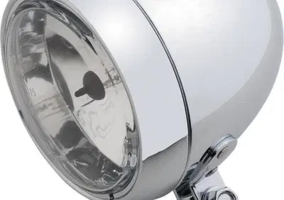 Faro anteriore 4 1/2" cromato - omologato Custom C  - Annuncio 8557923