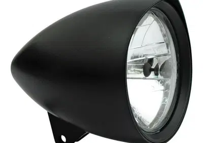 Faro anteriore 5 3/4''Smoothie omologato nero con  - Annuncio 8557954