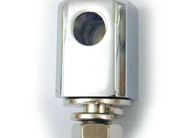 Supporto faro cromato universale a sezione quadra  - Annuncio 8558069