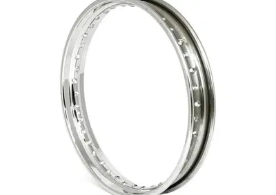 Cerchione 19x2.15 - 40 fori - inox lucido TTS  - Annuncio 8558153