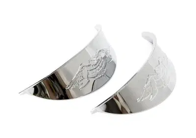 Visor cromati con aquila per fari supplementari da  - Annuncio 8558448