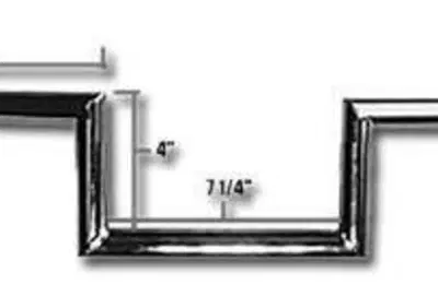 Manubrio Z Bar 1", alto 4", Largo 72cm, Cromato, s Jammer - Annuncio 8558660