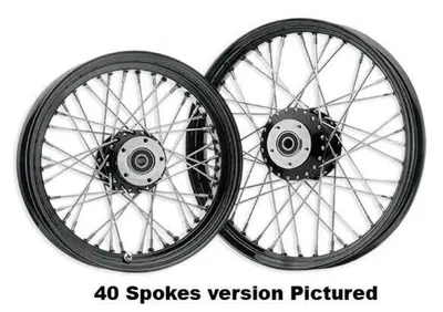 Ruota posteriore 16 x 3,5 - 80 raggi nera Custom C  - Annuncio 8559385