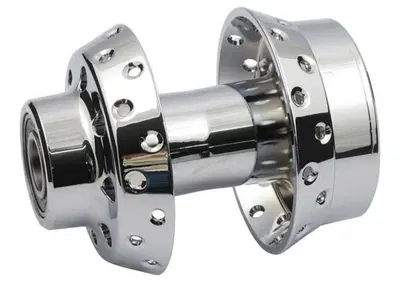 Mozzo anteriore 40 fori Cromato singola flangia Pe  - Annuncio 8559434