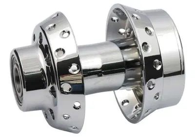 Mozzo anteriore 40 fori Cromato singola flangia Pe  - Annuncio 8559439