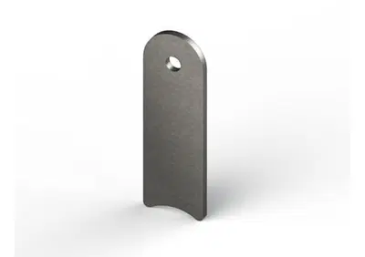 Staffe in acciaio da saldare B 25,4mm x L 78mm x 3  - Annuncio 8559973