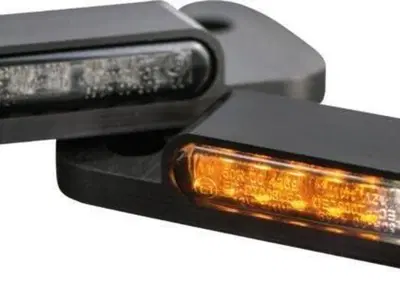 Frecce anteriori/posizione LED Omologate nere Hein  - Annuncio 8560539