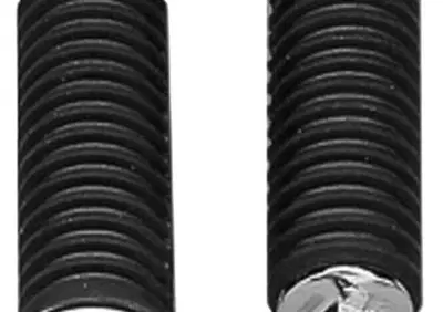 Pedaline gomma tappo cromato Custom Chrome  - Annuncio 8560795