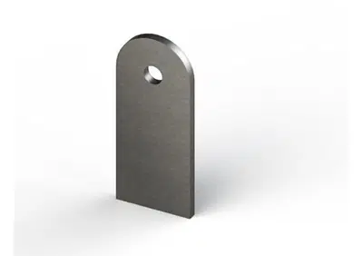 Staffe in acciaio da saldare B 25,4mm x L 60mm x 3  - Annuncio 8560942