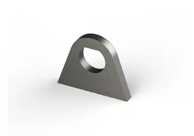 Staffe in acciaio da saldare B 50mm x L 40mm x 6mm  - Annuncio 8560954