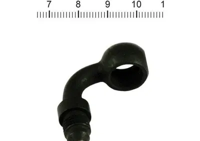 Raccordo nero 7/16" AN3 piegato 90 gradi (diametro Goodridge - Annuncio 8562034