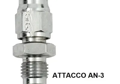 Raccordo di giunzione cromato da 3/8"-24 AN-3 a tu Goodridge - Annuncio 8562035