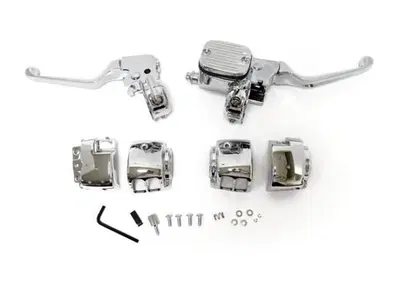 Kit comandi manubrio cromati per disco doppio da 1  - Annuncio 8562137