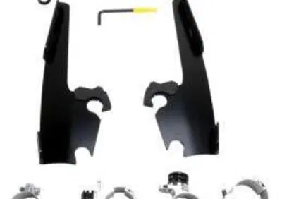 Kit sgancio rapido nero per parabrezza Memphis Fat  - Annuncio 8563818