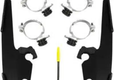 Kit sgancio rapido nero per parabrezza Memphis Fat  - Annuncio 8563824