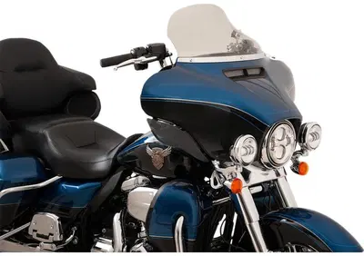 Parabrezza Klock Werks Flare fumè alto 26 cm per T - Annuncio 8563909