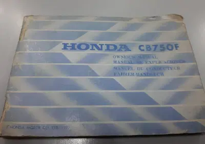 Manuale Honda CB 750 F - Annuncio 8597001
