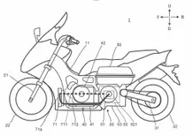 Yamaha, brevetti di scooter ibridi