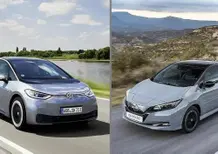 Quale auto elettrica "media": confronto Volkswagen ID.3 Vs Nissan Leaf