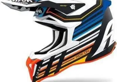 TRIMBOLIMOTO CASCO OFF ROAD ENDURO CROSS AIROH STR - Annuncio 8798563