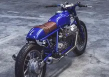 La Moto Guzzi All Blue di Gas and Oil Bespoke Motorcycles