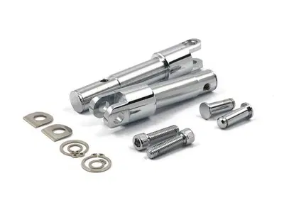 Adattatori cromati pedaline anteriori universali p  - Annuncio 8828093