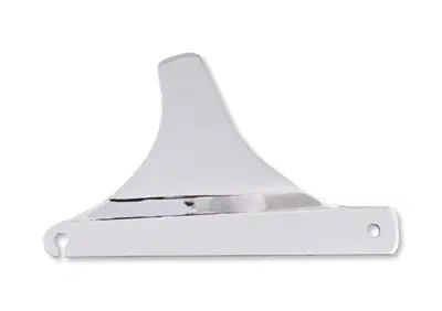 Piastre cromate per schienalino Sissy Bar fisso pe  - Annuncio 8828517