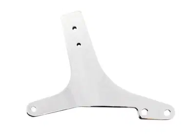 Piastre cromate per schienalino Sissy Bar fisso pe  - Annuncio 8828549