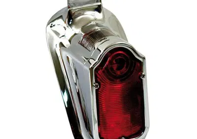 Faro posteriore Tombstone cromato - omologato Moto  - Annuncio 8557865
