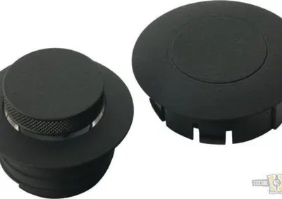 Tappi benzina POP-UP neri grinzati per Dyna e Soft  - Annuncio 8828974