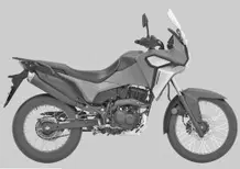 Honda NX200. Il brevetto del design