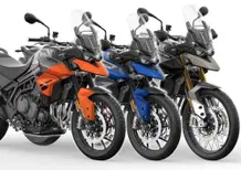 Triumph Tiger 900 gamma 2023: nuove colorazioni