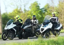 Piaggio MP3 300, Quadro 350S, Peugeot Metropolis 400