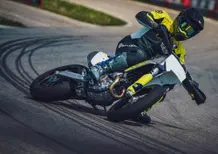 E' una belva fra i cordoli la nuovissima Husqvarna FS 450 Supermoto