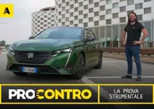 Peugeot 308 Hybrid, PRO e CONTRO | La pagella e tutti i numeri della prova strumentale [Video]