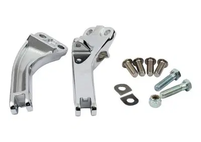 Supporti pedali passeggero cromati per Dyna dal 20  - Annuncio 8991579