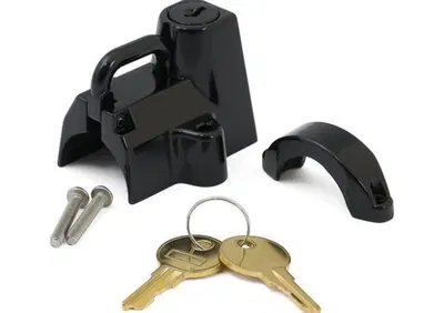 Lucchetto casco nero per tubi telaio o manubrio co  - Annuncio 9012580