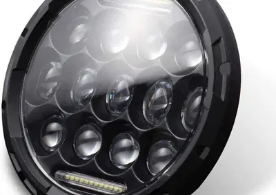 Parabola LED da 7" nera luce anabbagliante e abbag  - Annuncio 9041593