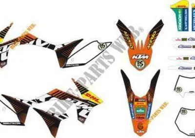 Kit grafiche KTM Factory Enduro 2012 77508190400 - Annuncio 9087698