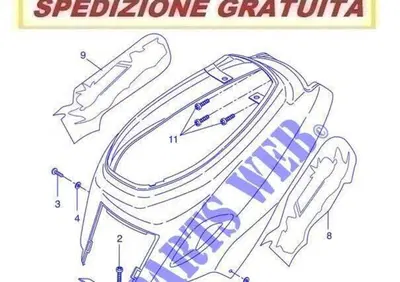 CARENA POST.COMPL.MOTOGP BW'S 5WWF171100P6 Yamaha - Annuncio 9104795