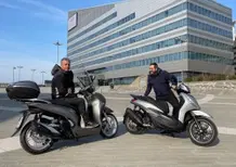 Honda SH 350i contro Piaggio Beverly 300: scooter totali a confronto [VIDEO]