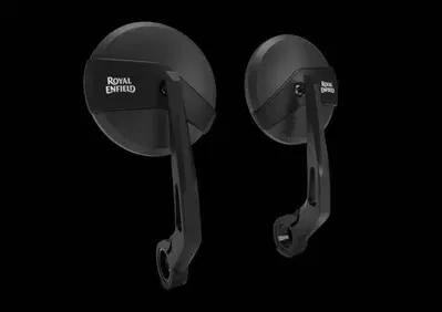 Coppia specchio a manubrio black originali Royal E Royal Enfield - Annuncio 9129391