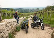 Morini SEIEMMEZZO STR e SCR: TEST speciale dal Garda alla Lessinia col Perfetto e Motoreetto