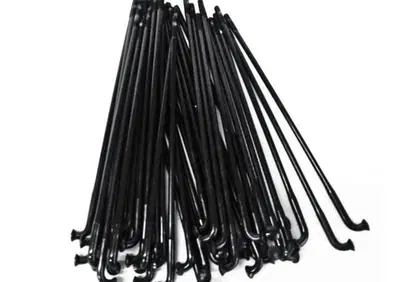 Raggi 16" lisci neri set 40 raggi + nipples per mo  - Annuncio 8558312