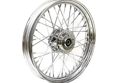 Ruota anteriore a 40 raggi cromata 19x2,5 Per Spor  - Annuncio 9210870