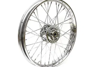 Ruota anteriore a 40 raggi cromata 21x2,15 per Spo  - Annuncio 9210872