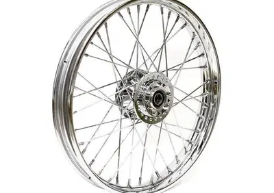 Ruota anteriore a 40 raggi cromata 21x2,15 per Spo  - Annuncio 9210873