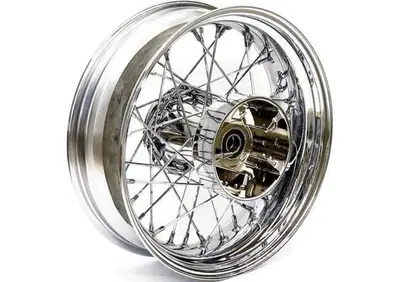 Ruota posteriore a 40 raggi cromata 16x5 per Touri  - Annuncio 9212000